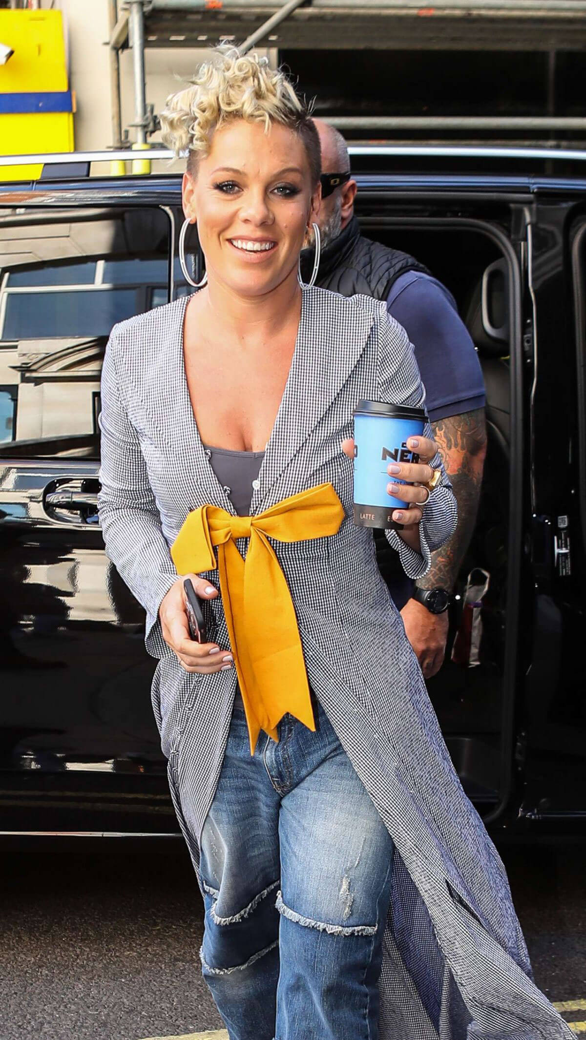 Pink Stills at Kiss FM Studios in London Images