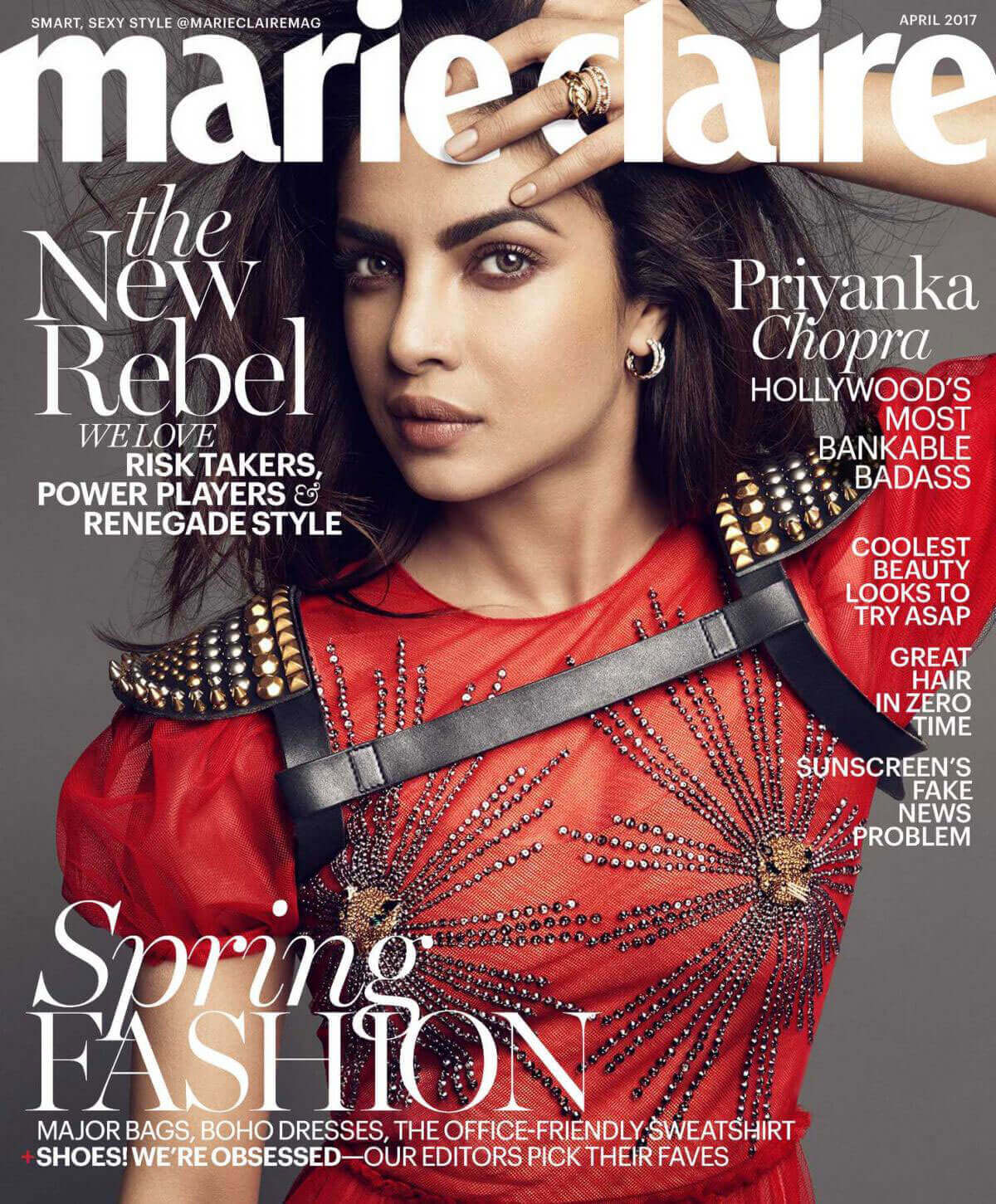 Priyanka Chopra in Marie Claire Magazine Photoshoot, April 2017