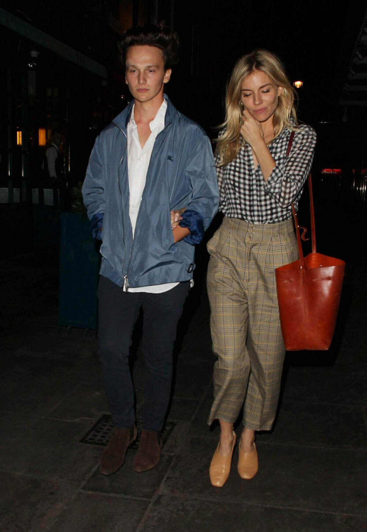 Sienna Miller Stills Leaves J Sheekey Restaurant in London