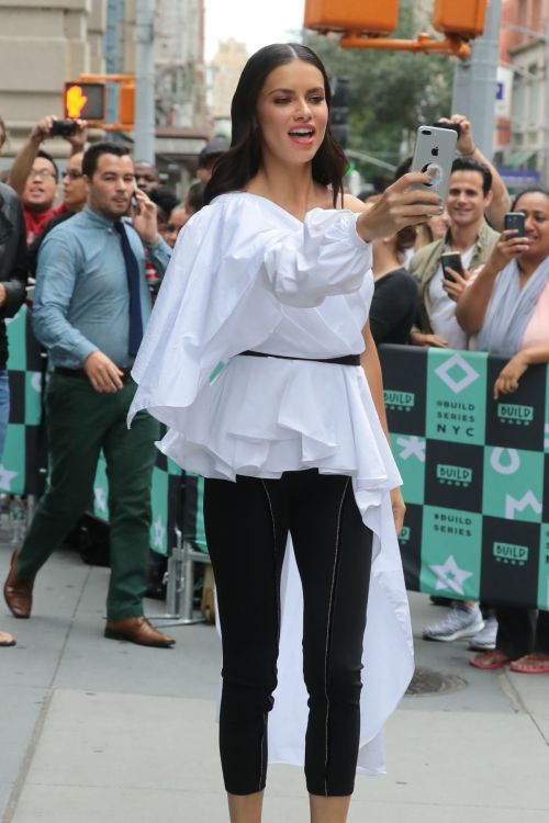 Adriana Lima Stills Arrives at AOL Build Series in New York 9