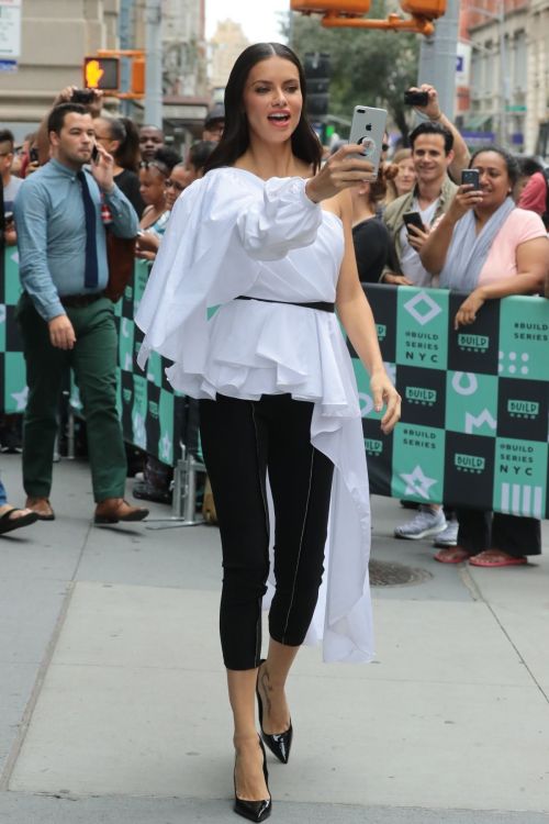 Adriana Lima Stills Arrives at AOL Build Series in New York 10