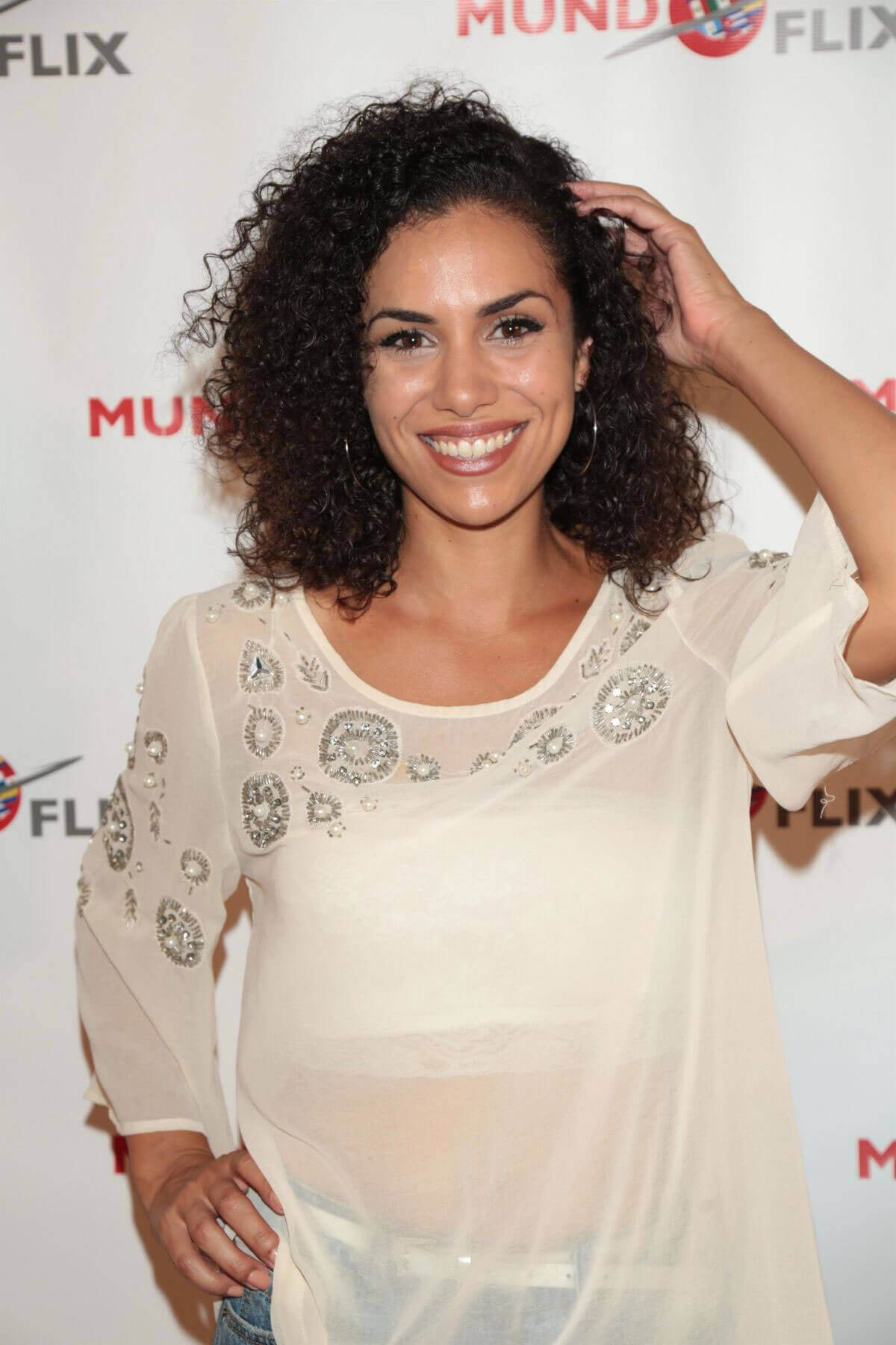 Andrea Sixtos Stills at MundoFlix Launch Party in Studio City