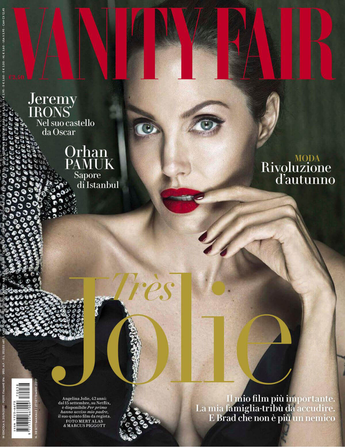 Angelina Jolie in Vanity Fair Magazine September 2017