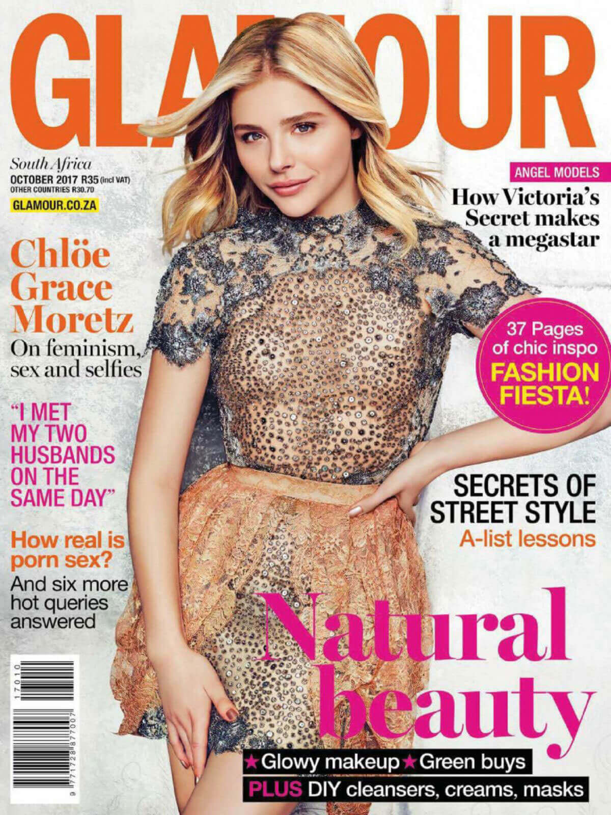 Chloe Grace Moretz Stills in Glamour Magazine, South Africa October 2017