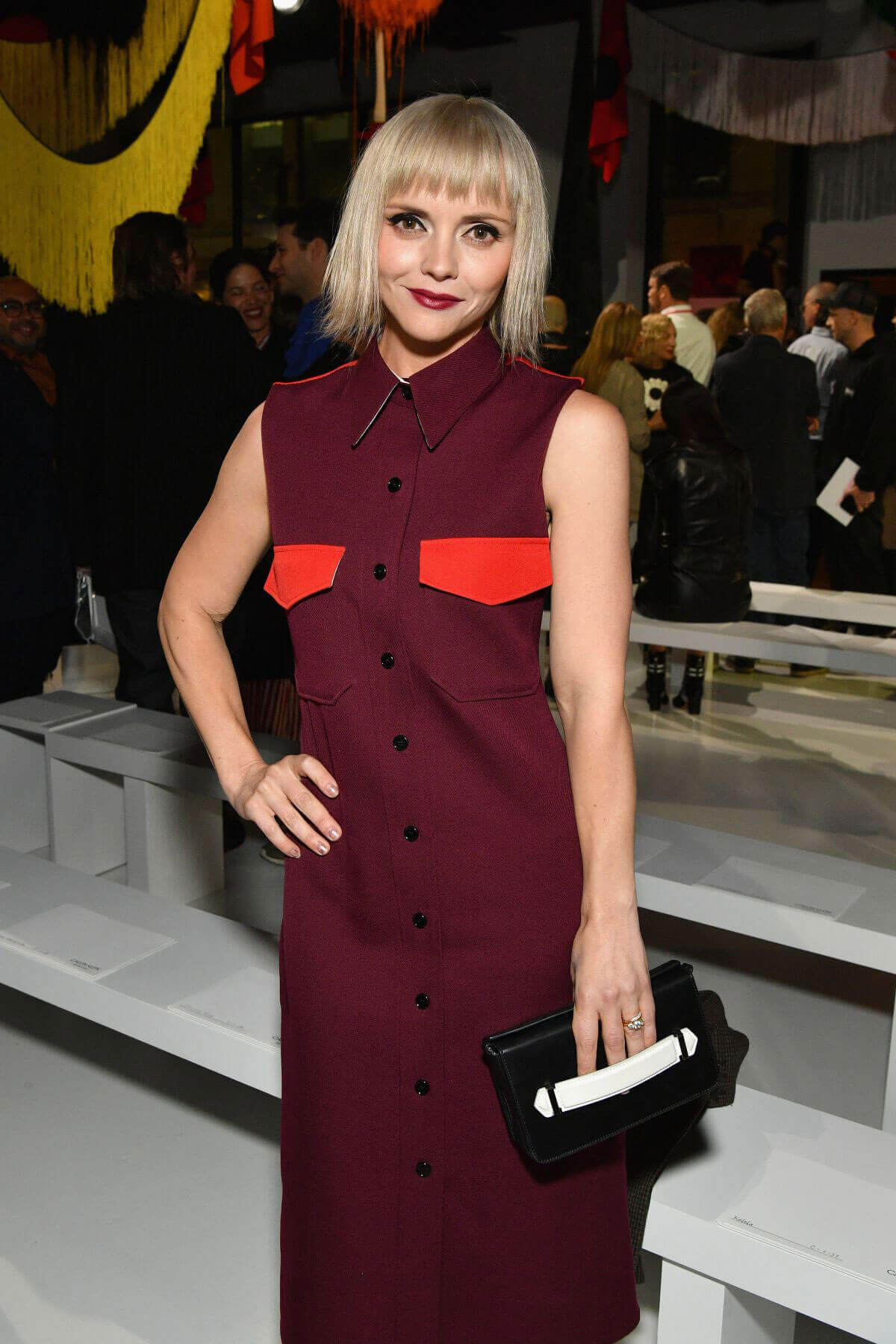 Christina Ricci Stills at Calvin Klein Fashion Show at New York Fashion Week