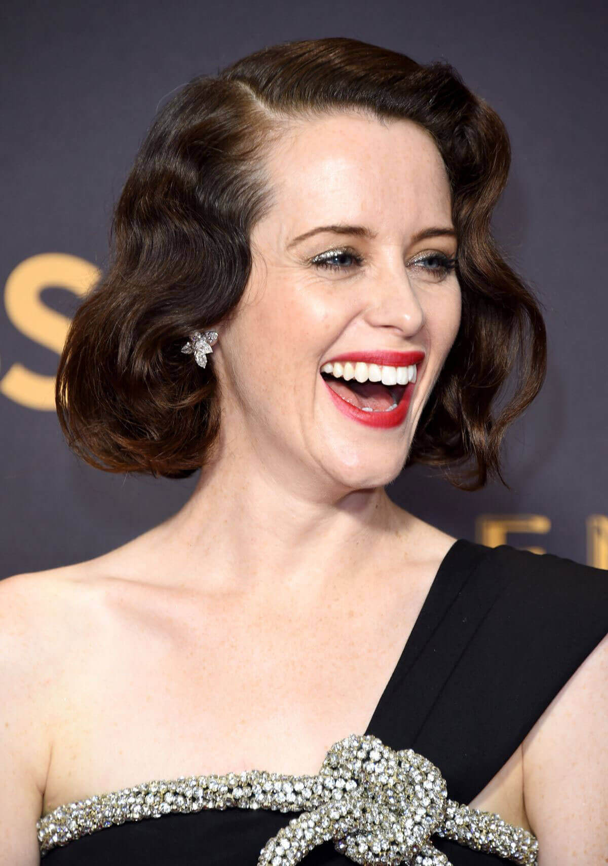 Claire Foy Stills at 69th Annual Primetime Emmy Awards in Los Angeles