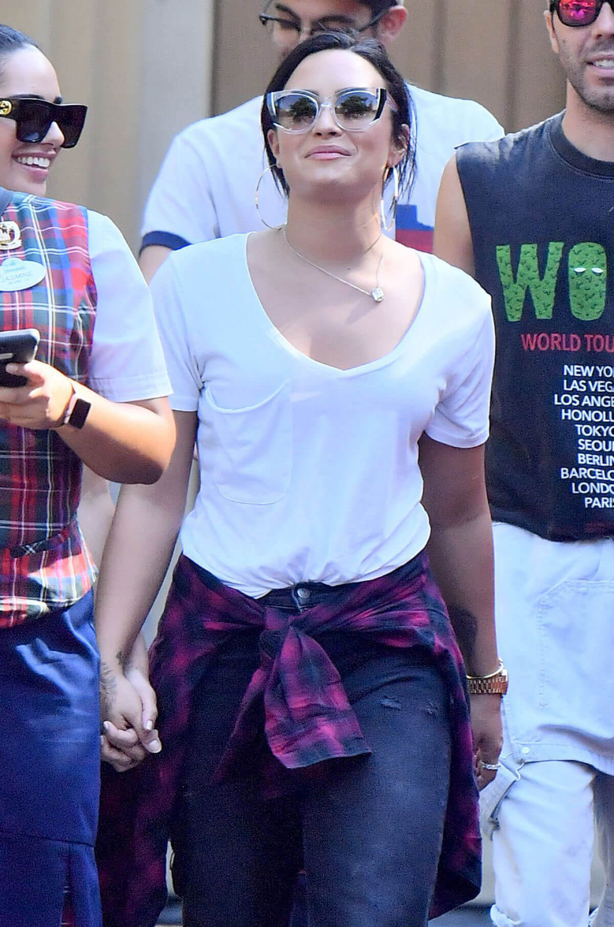 Demi Lovato at Disneyland in Anaheim