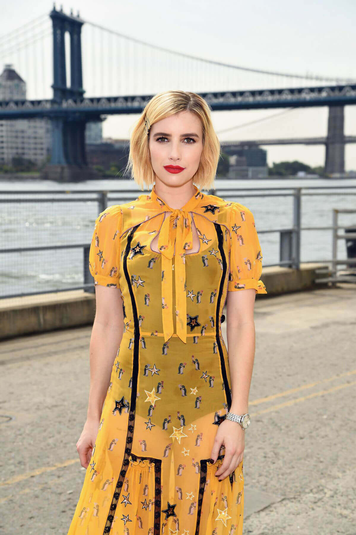 Emma Roberts at Coach Fashion Show at New York Fashion Week