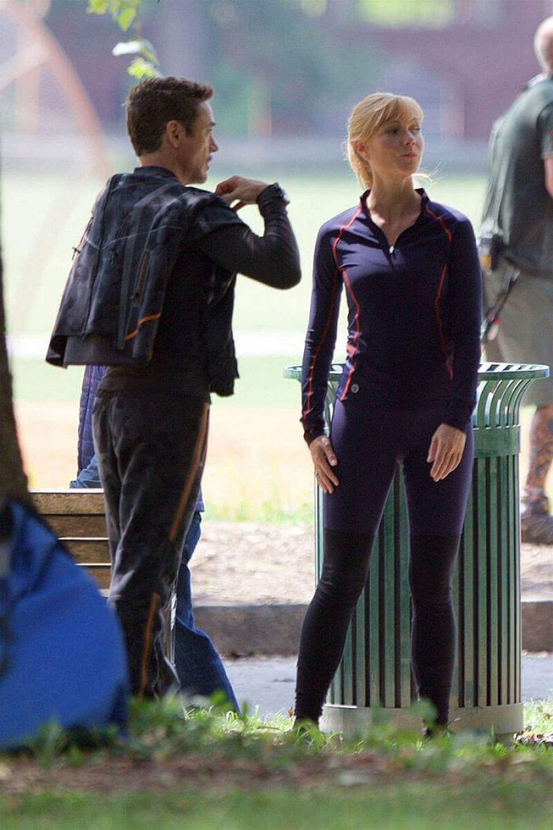 Gwyneth Paltrow Stills at Avengers: Infinity Wars Set Pictures, August 2017