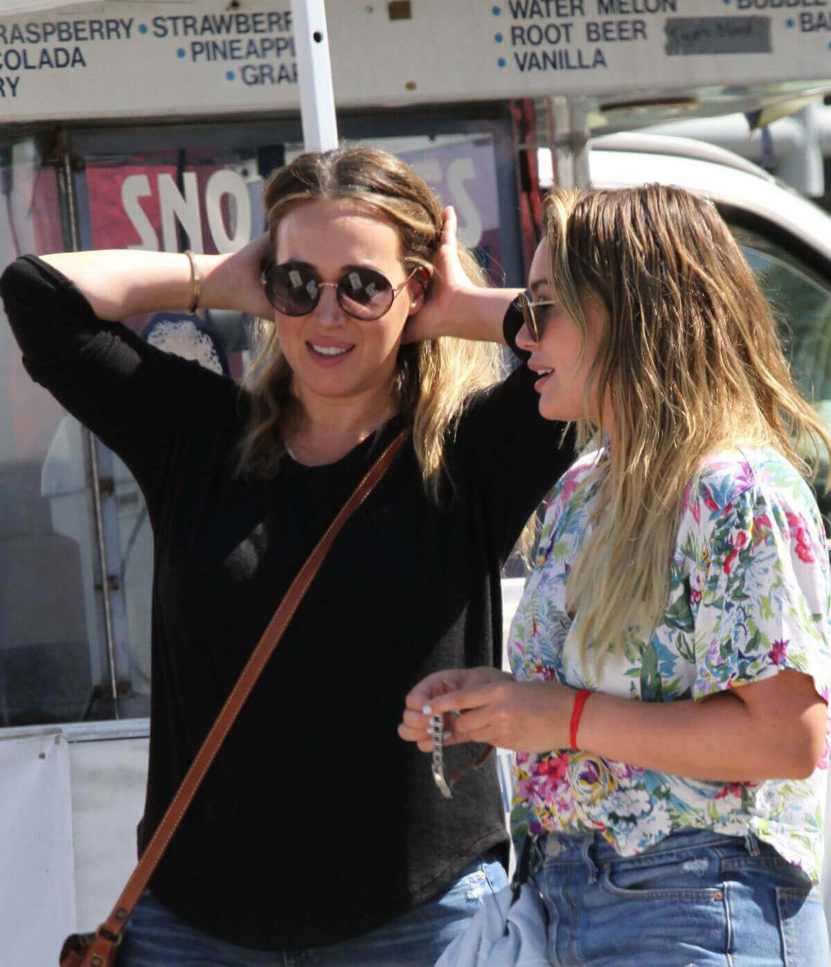 Hilary Duff and Haylie Duff Out in Studio City