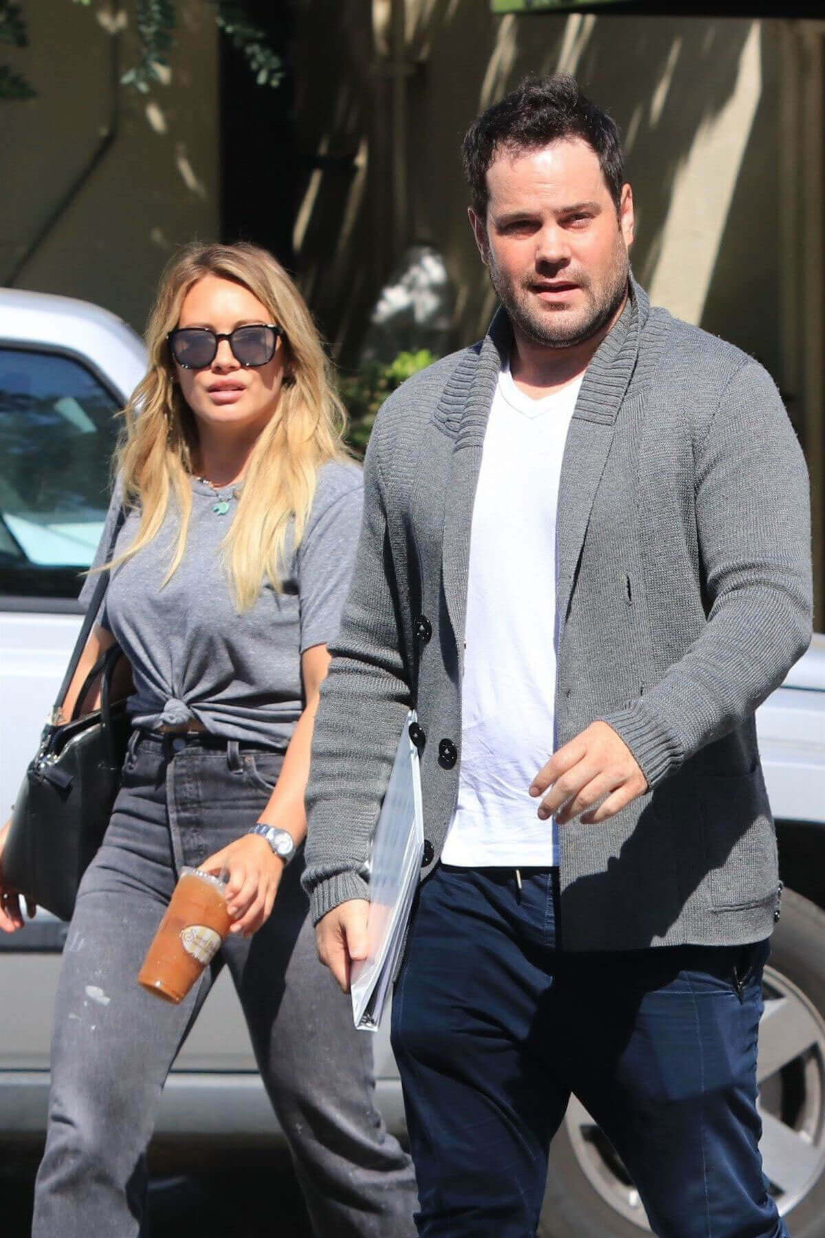 Hilary Duff and Mike Comrie Stills Leaves Sweet Butter in Studio City