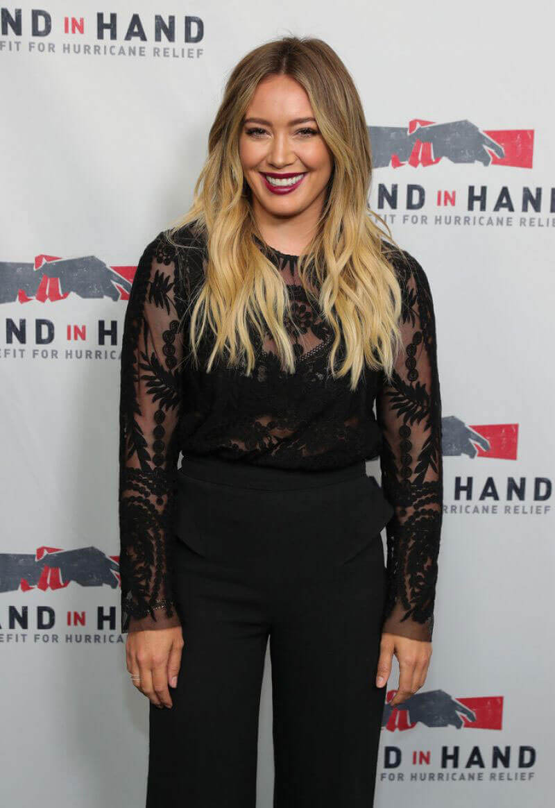 Hilary Duff at Hand in Hand A Benefit for Hurricane Relief in Los Angeles