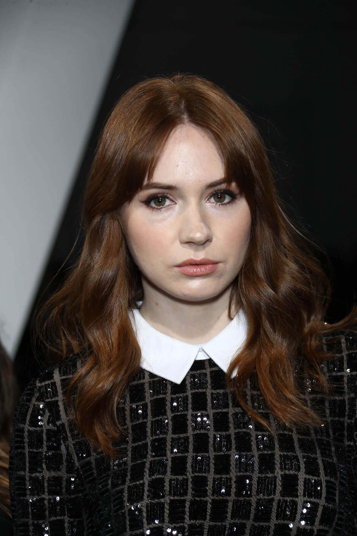 Karen Gillan Stills at Self-Portrait Fashion Show in New York