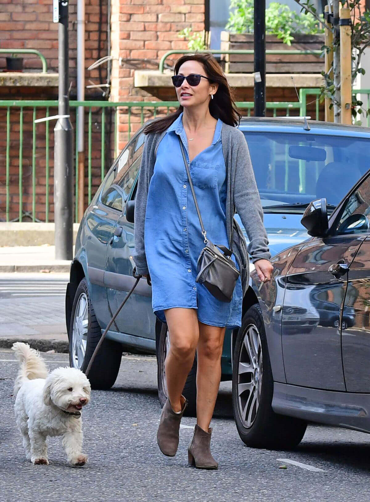 Natalie Imbruglia with Matt Field her Dog Stills Out in London