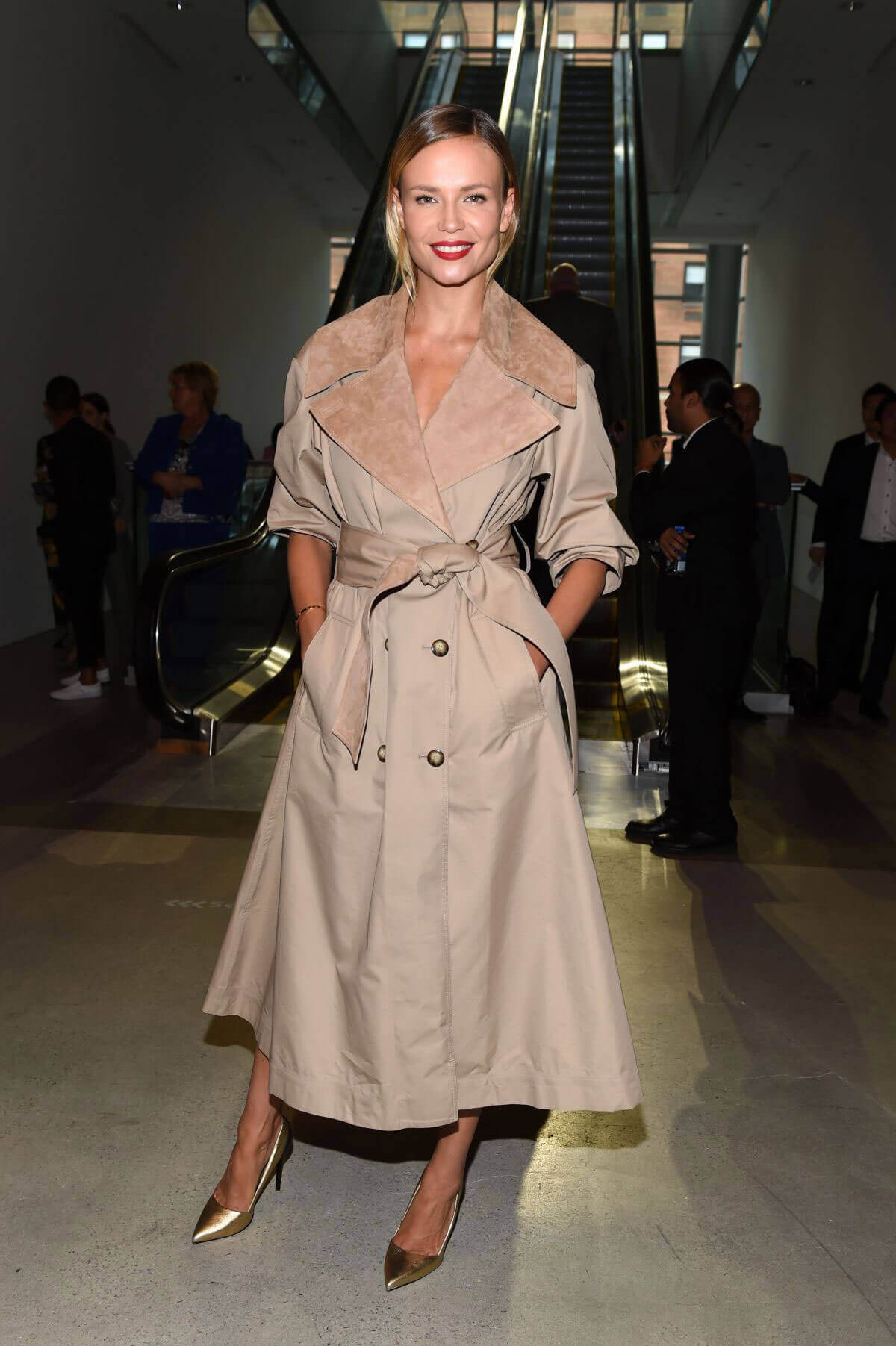 Natasha Poly Stills at Oscar De La Renta Fashion Show at NYFW