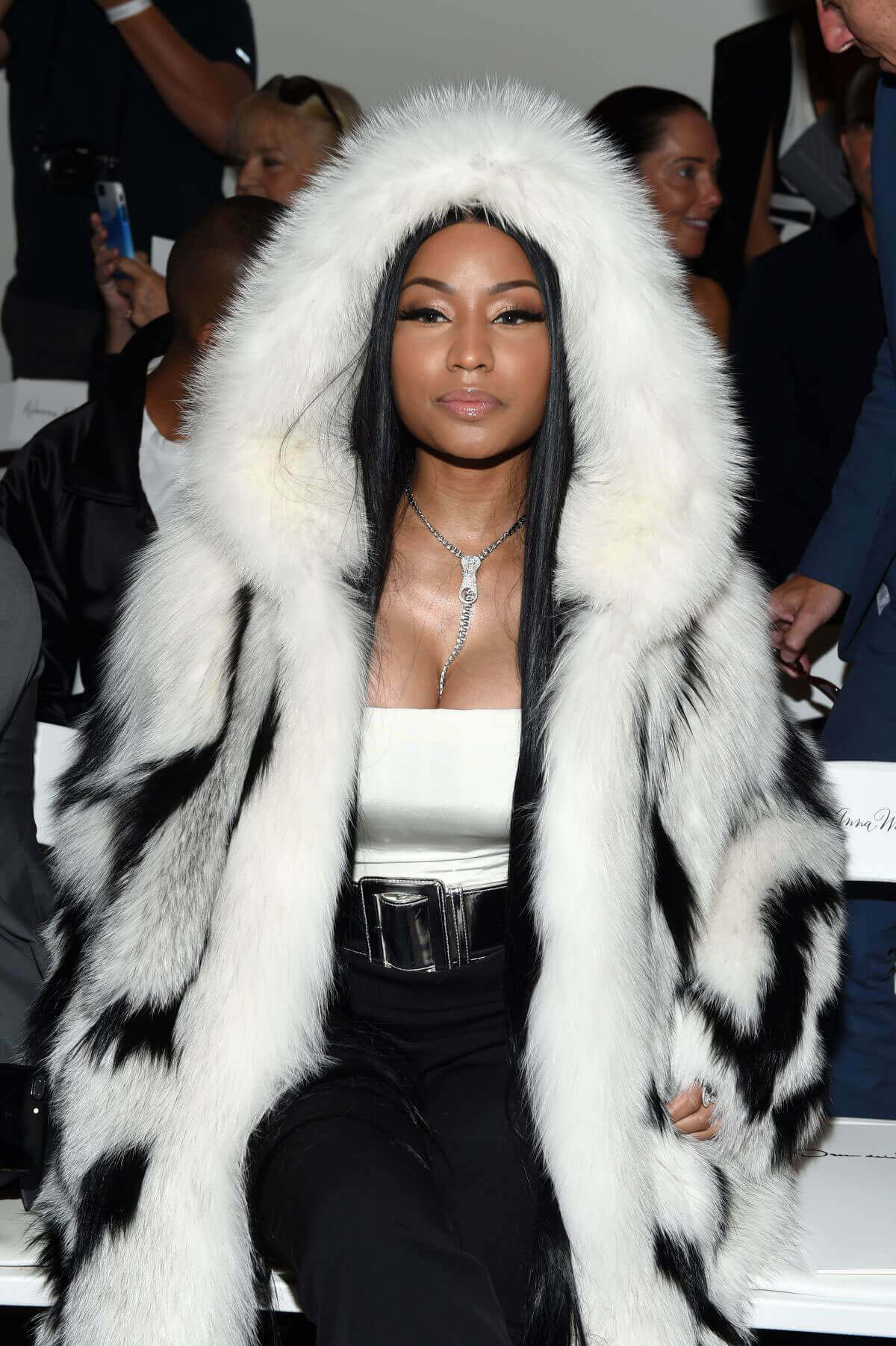 Nicki Minaj Stills at Oscar De La Renta Fashion Show at NYFW