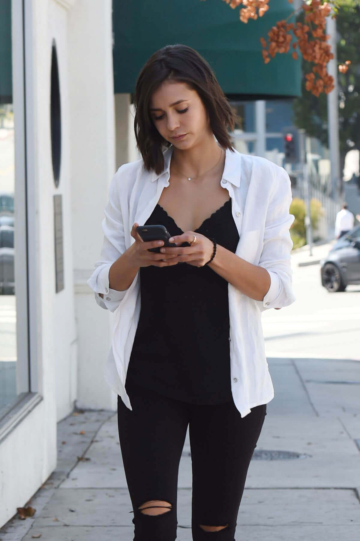 Nina Dobrev Stills Out and About in West Hollywood