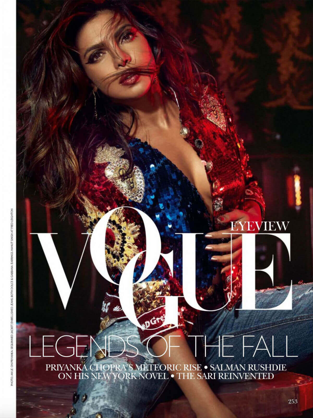 Priyanka Chopra Poses for Vogue Magazine India Photoshoot, September 2017