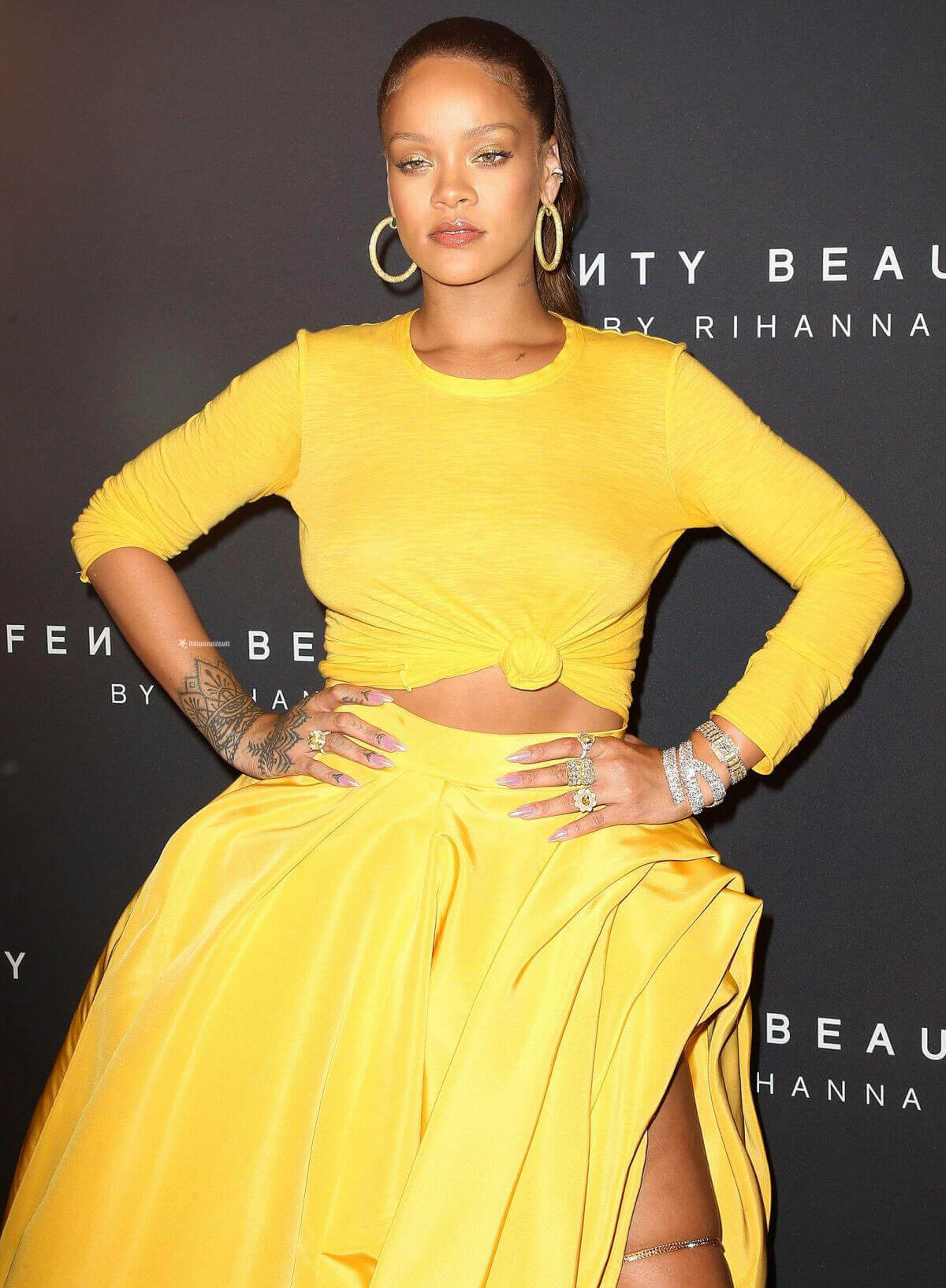 Rihanna Stills at Fenty Beauty Launch Party in New York