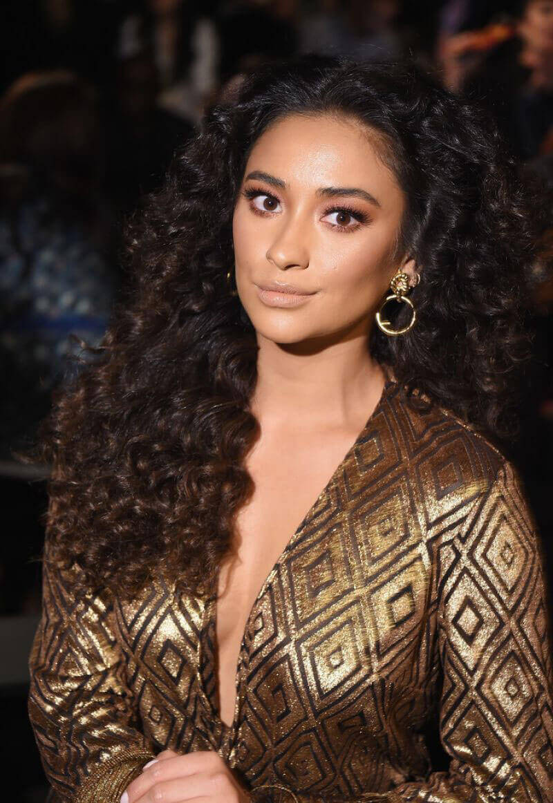 Shay Mitchell Stills at Anna Sui Fashion Show at NYFW in New York