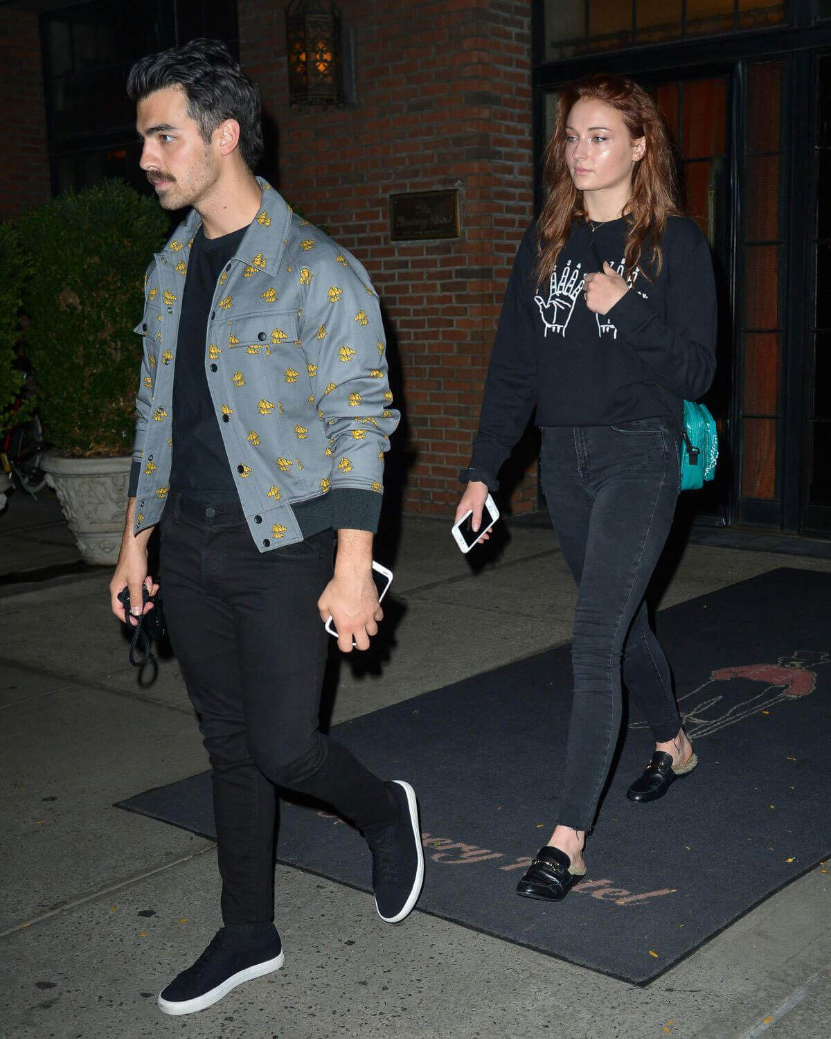 Sophie Turner and Joe Jonas Stills Night Out in New York