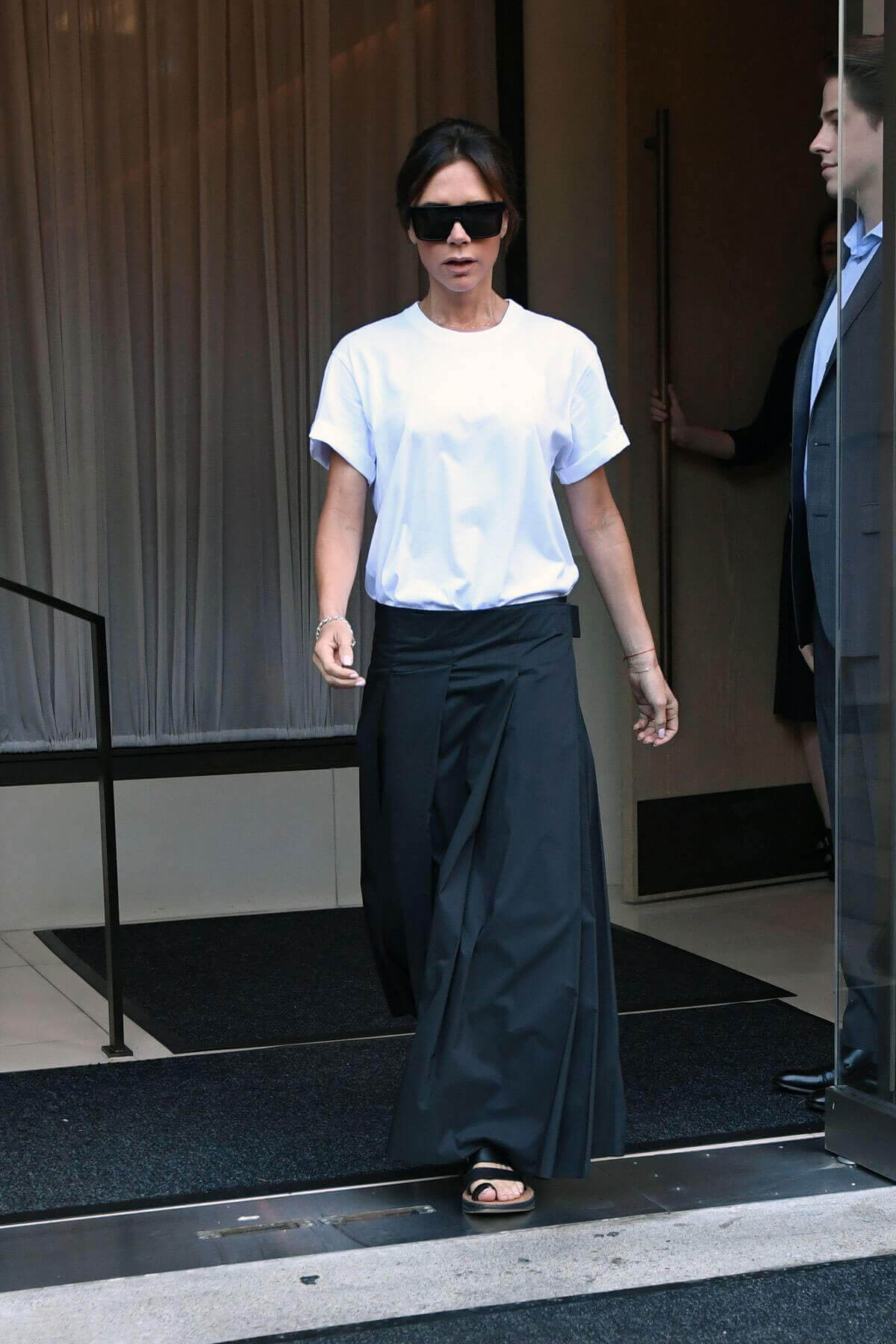 Victoria Beckham Stills Leaves Her Hotel in New York Photos