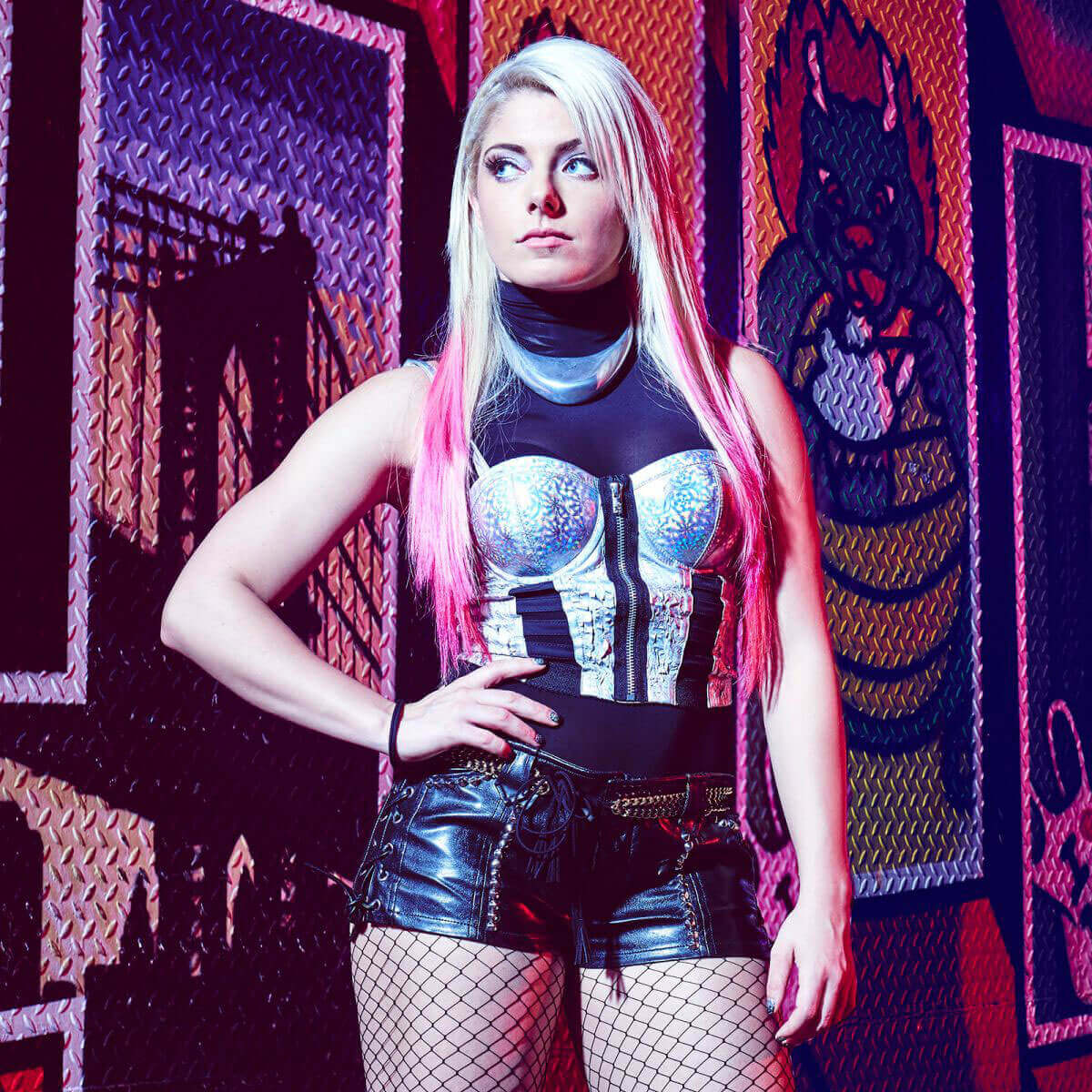 WWE Divas Alexa Bliss, Nikki Bella and Naomi Photoshoot in WWE New York City 2017