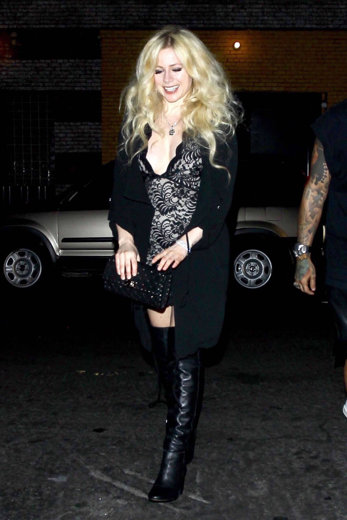 Avril Lavigne Stills Celebrates Her Birthday at Tao in West Hollywood