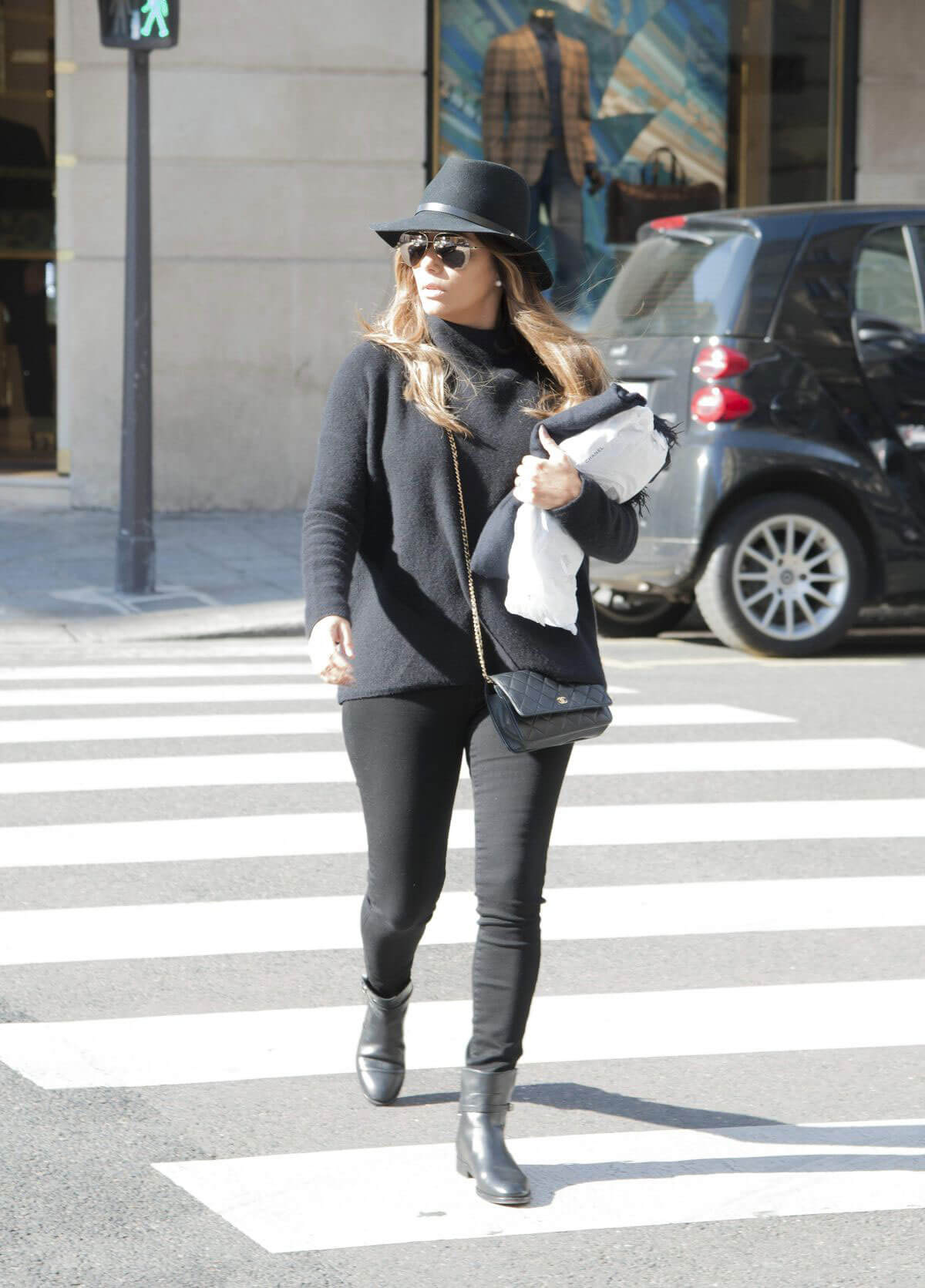 Eva Longoria Out and About in Paris