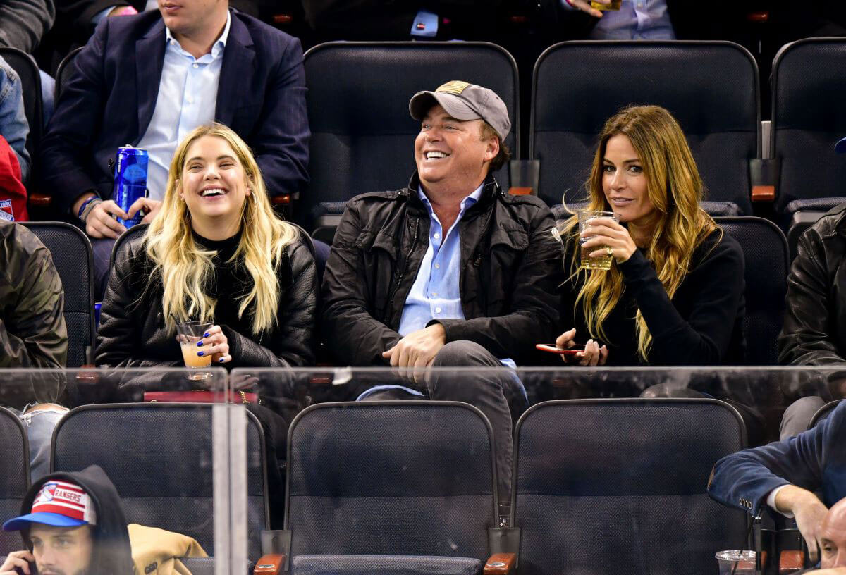 Ashley Benson Stills at Boston Bruins vs New York Rangers Game in New York