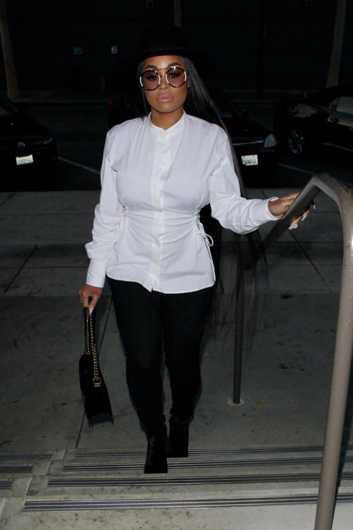 Blac Chyna Stills Leaves a Recording Studio in Los Angeles