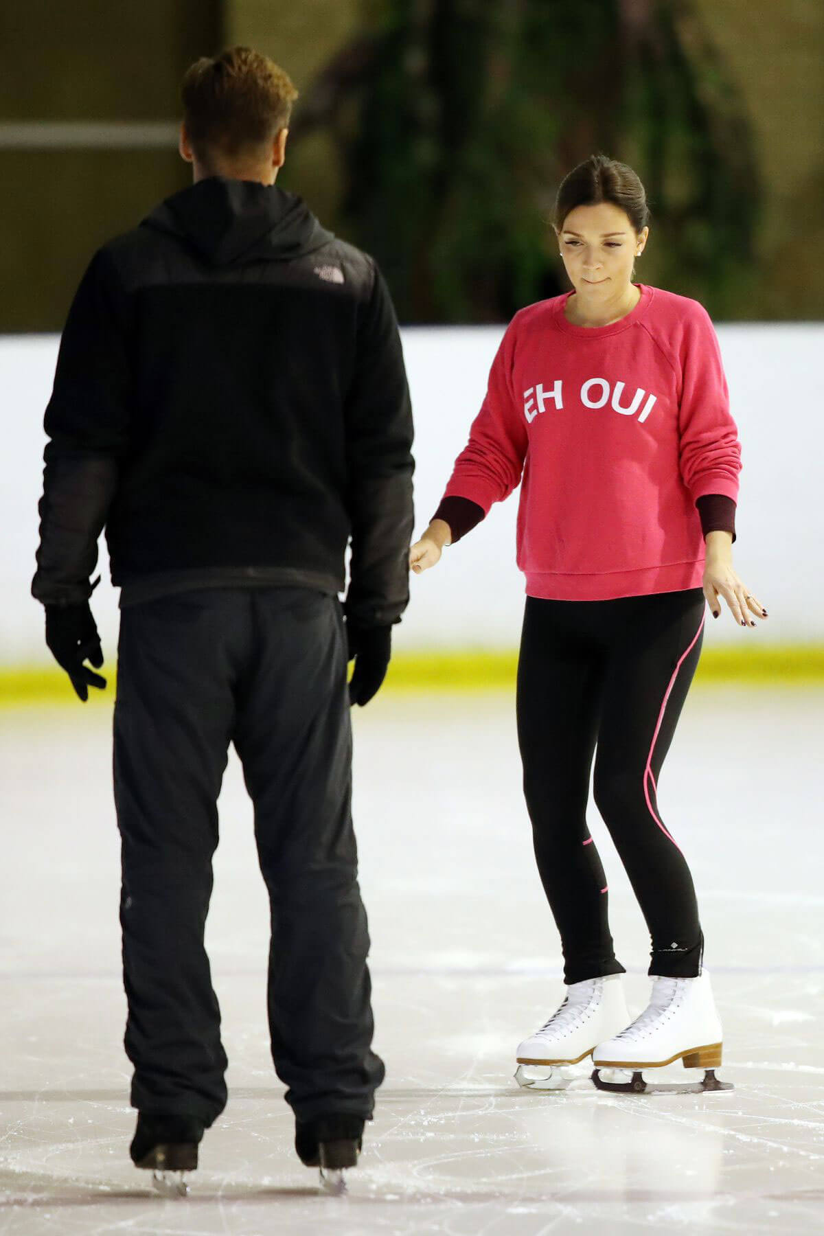 Candice Brown Stills at Dancing on Ice Rehearsal in London