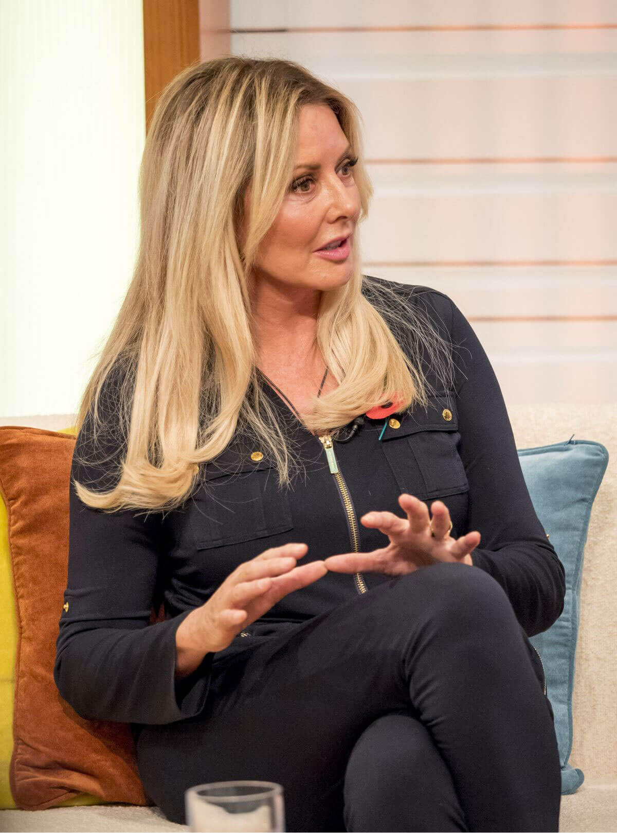 Carol Vorderman Stills at Good Morning Britain in London