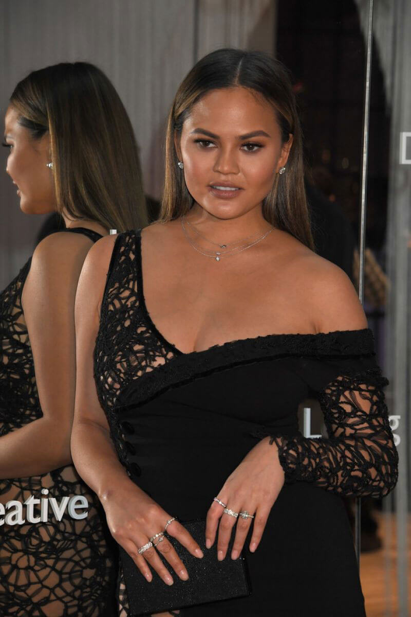 Chrissy Teigen Stills at Forevermark New York Event Images