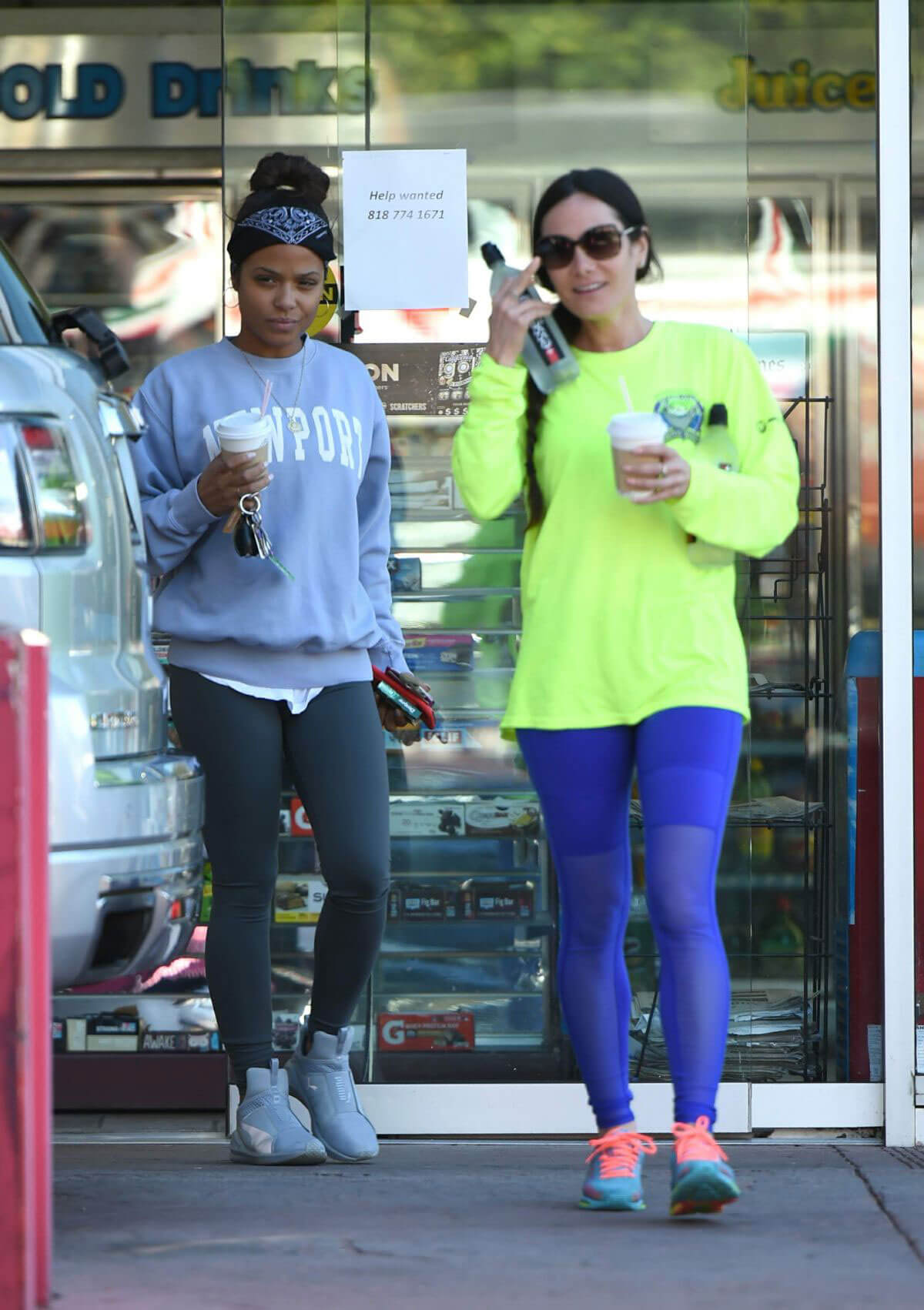 Christina Milian Stills at a Gas Station in Los Angeles