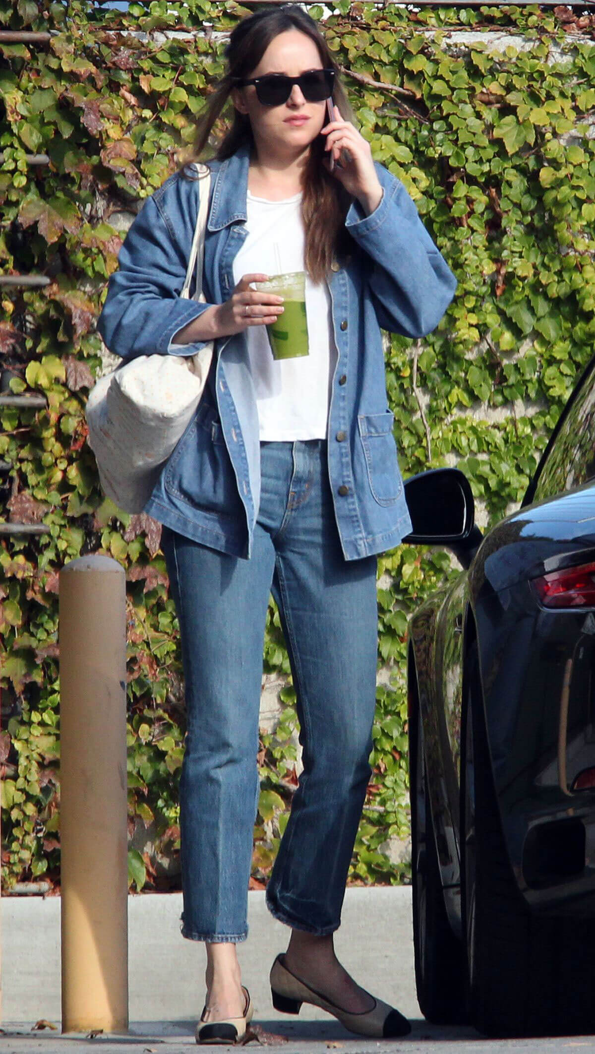 Dakota Johnson Stills Leaves a Dance Studio in Hollywood