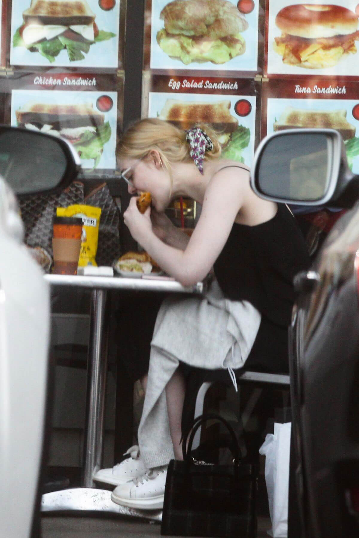 Elle Fanning Stills Out for Breakfast in Los Angeles