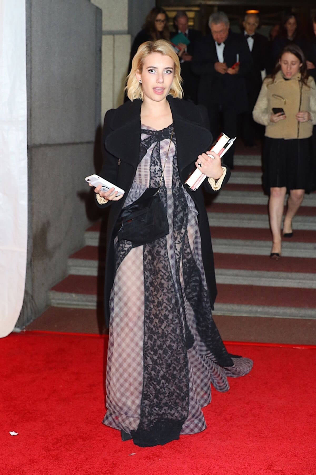 Emma Roberts Stills Leaves 2017 National Book Awards in New York