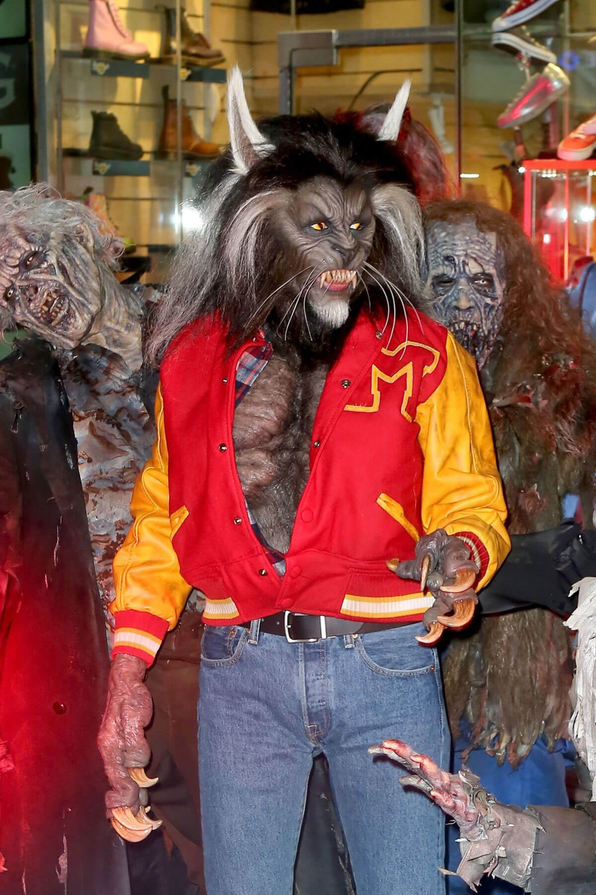 Heidi Klum Teen Wolf Stills at Her Annual Halloween Bash in New York