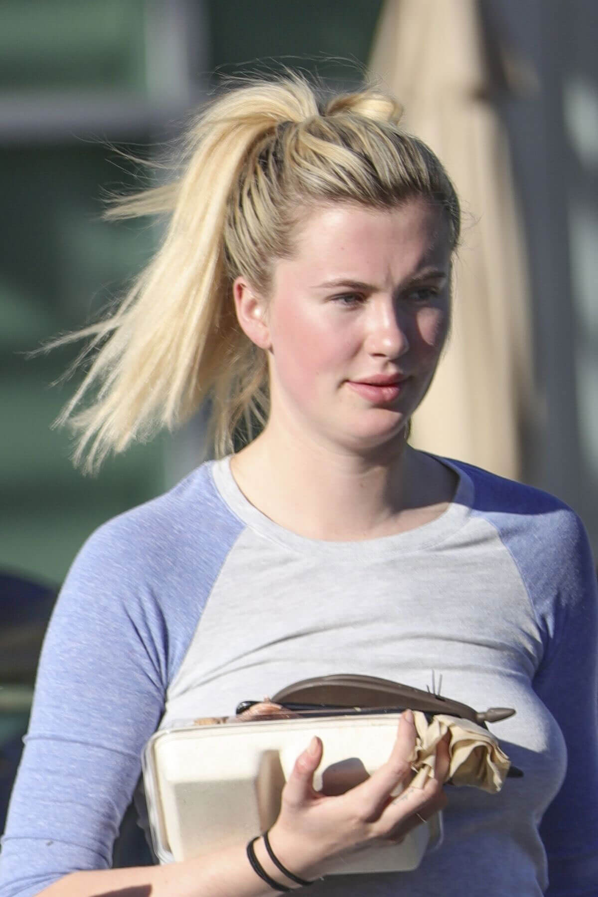 Ireland Baldwin Stills Shopping at Organic Grocery Store in Los Angeles