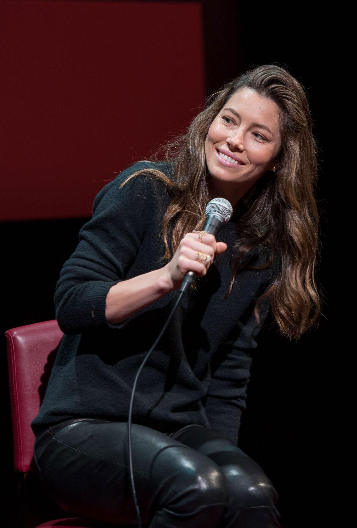 Jessica Biel Stills at Sag-aftra Foundation Conversations in New York