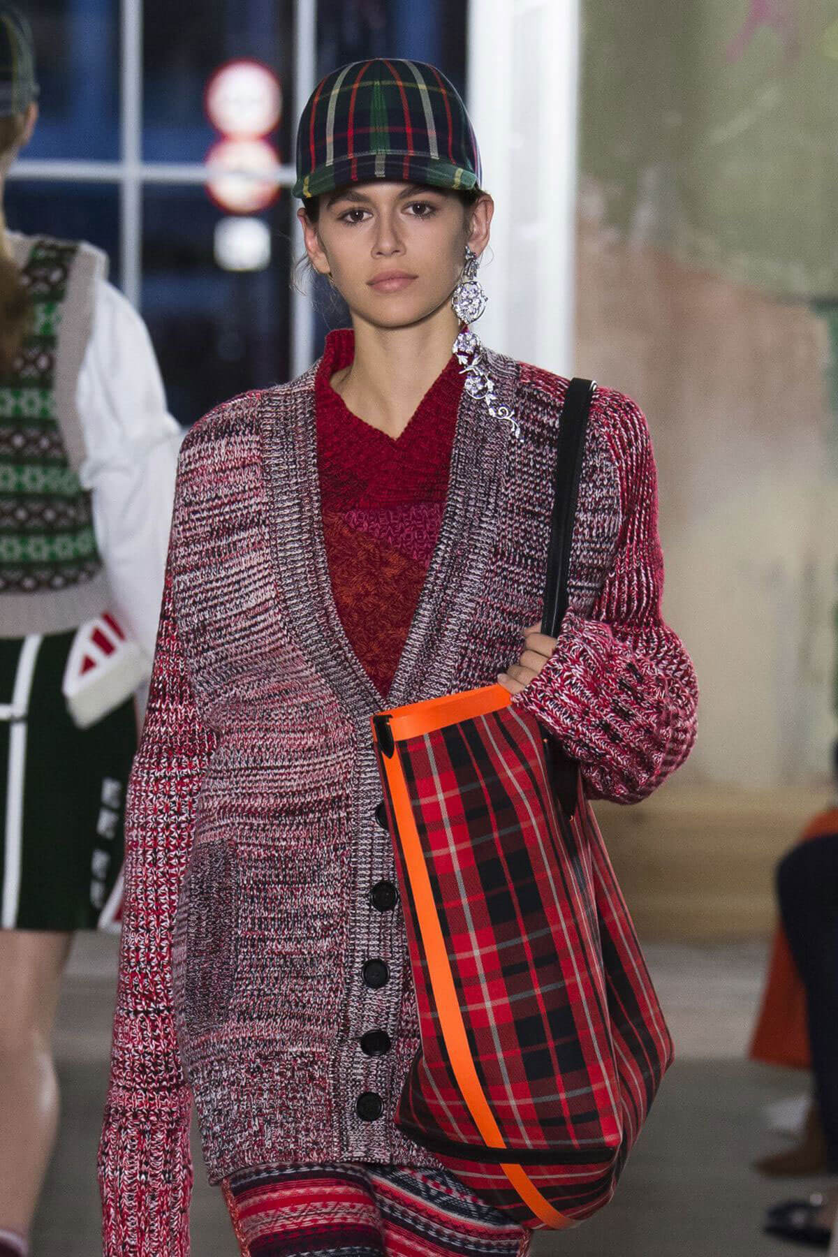 Kaia Gerber at Burberry Fashion Show at London Fashion Week