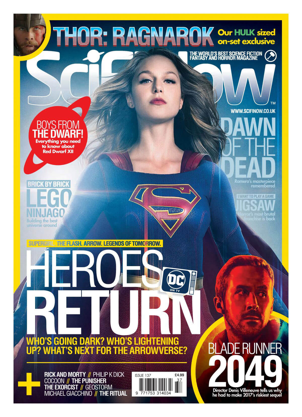 Melissa Benoist in SciFiNow Magazine, Issue 137