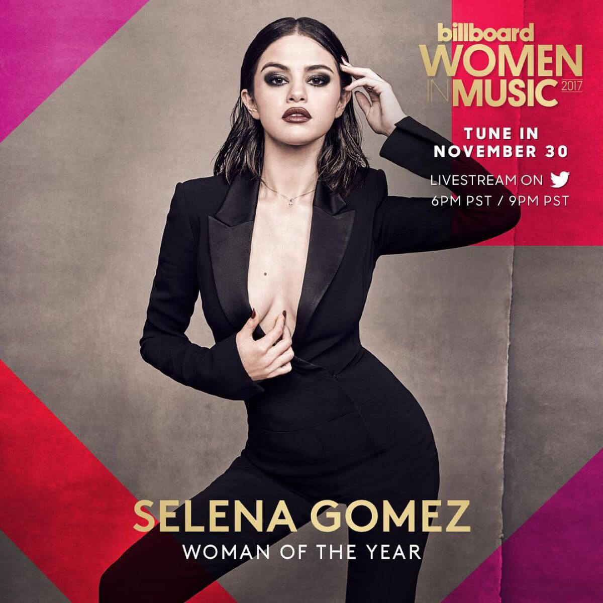 Selena Gomez Photoshoot for Billboard 2017 Woman of the Year