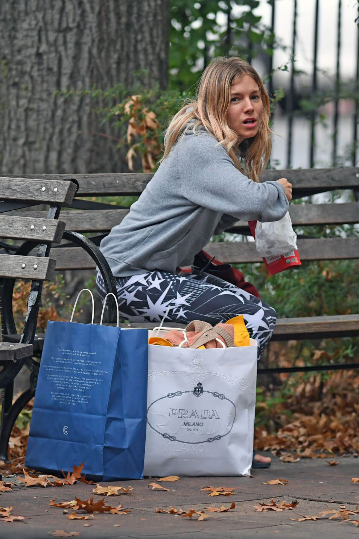 Sienna Miller Stills Out Shopping in New York Images