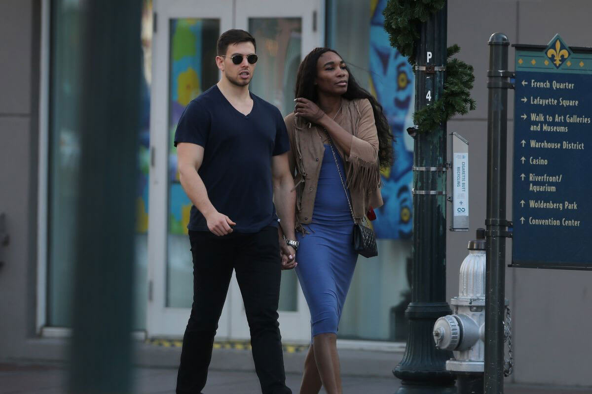 Venus Williams and Elio Pis Stills Spotted out in New Orleans