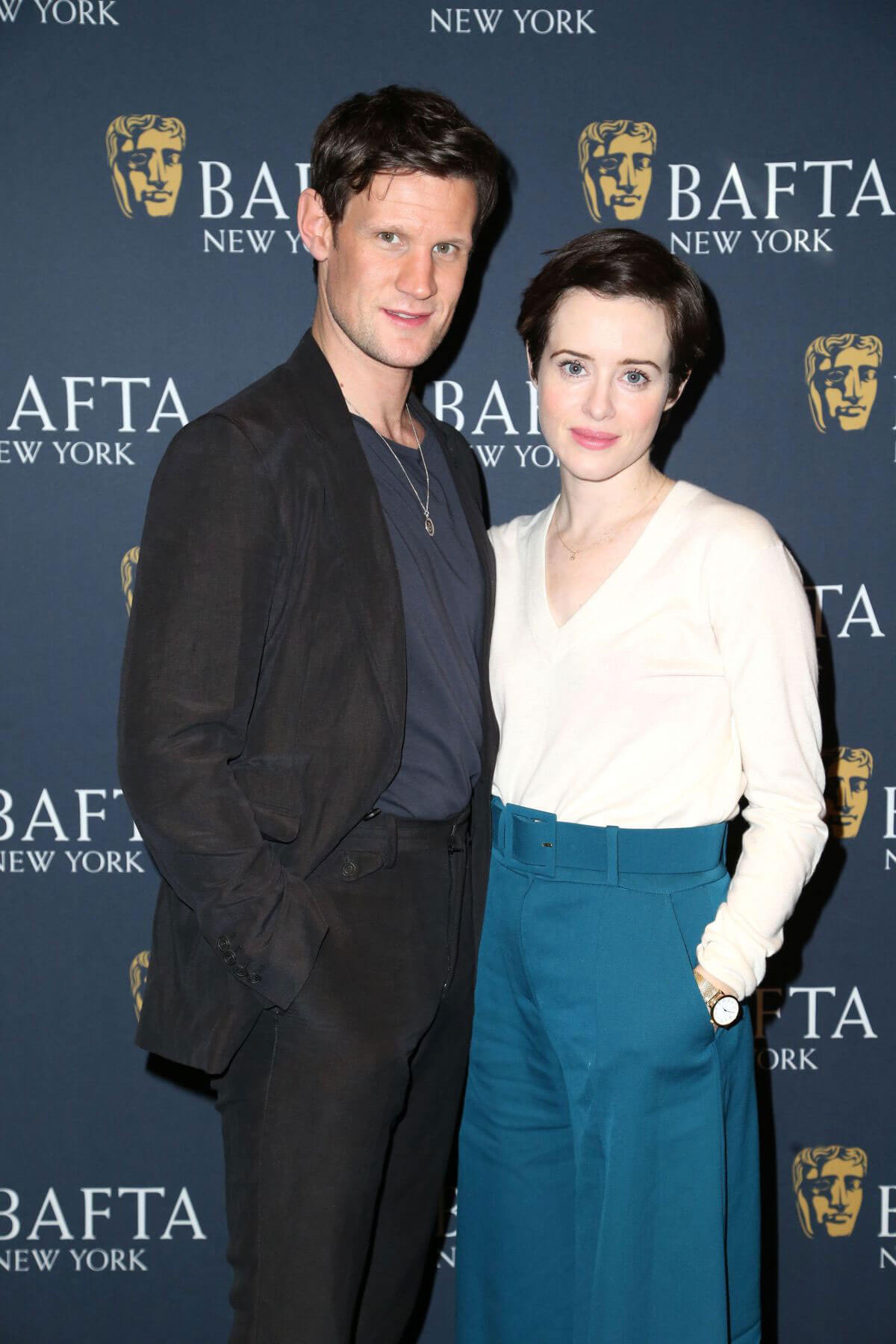 Claire Foy Stills at The Crown Bafta Screening in New York 2017/12/03