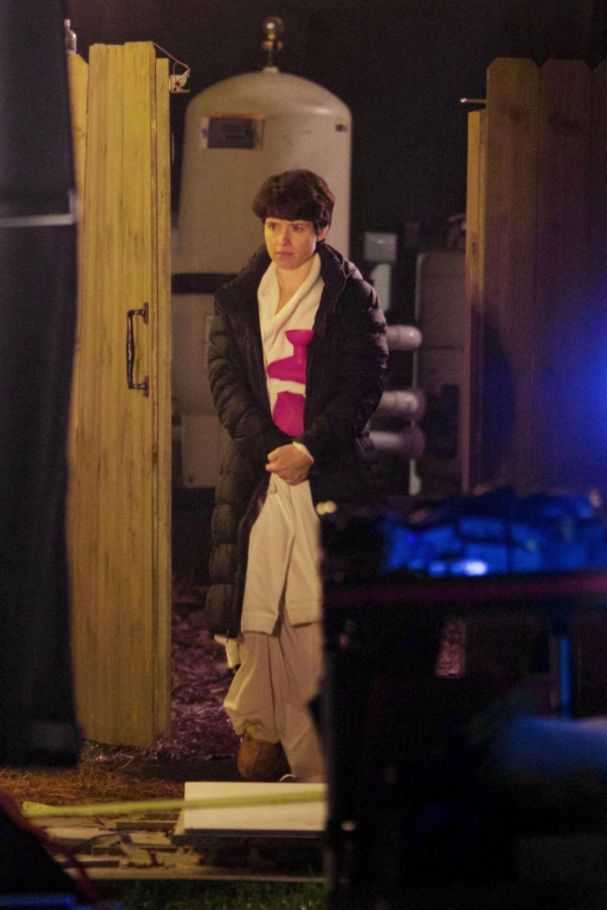 Claire Foy Stills on the Set of "First Man" in Atlanta