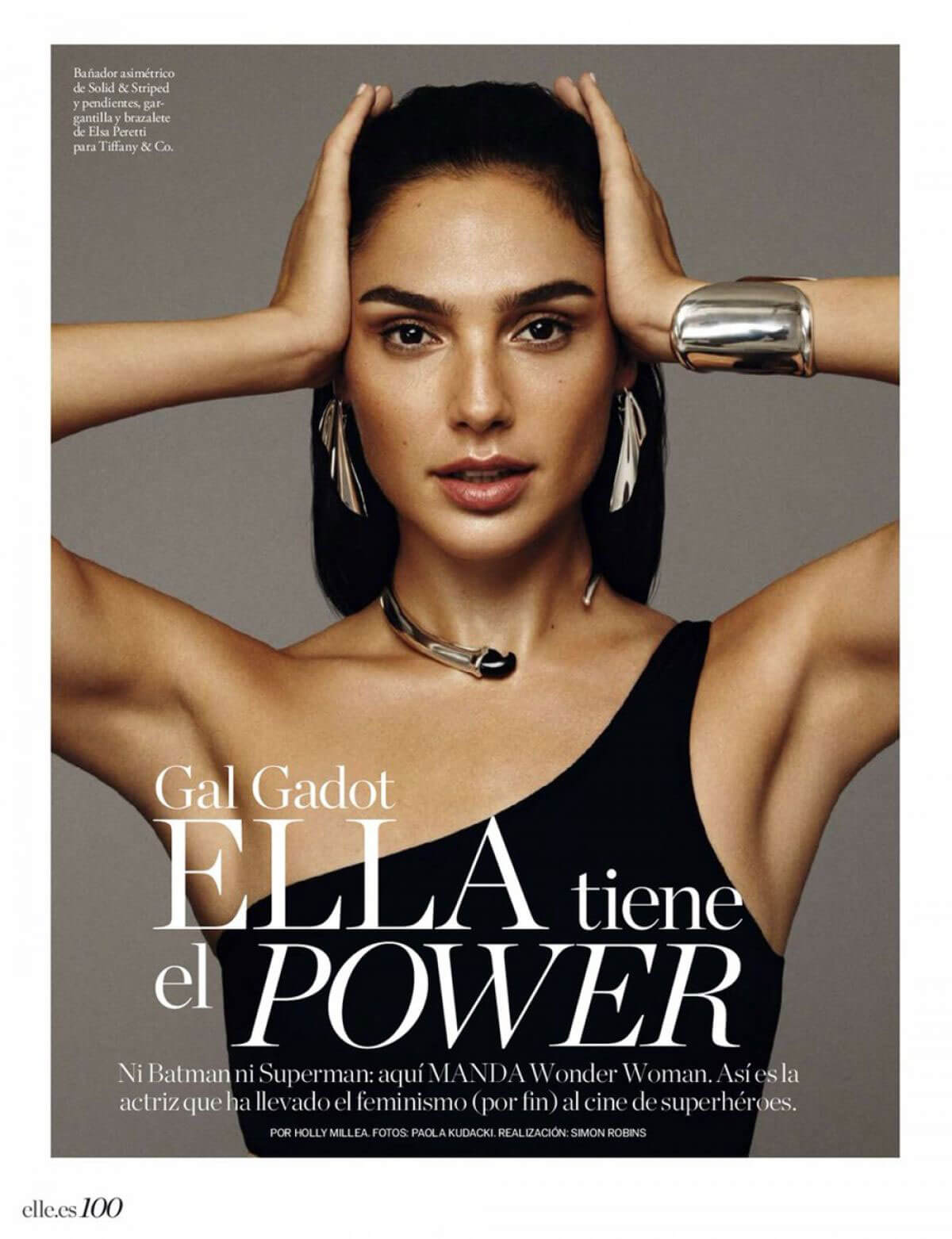 Gal Gadot Stills in Elle Magazine, Spain January 2018 Issue