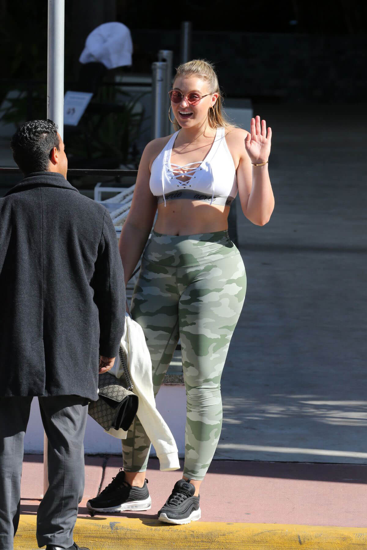 Iskra Lawrence Stills in Tights Out in Miami 2017/12/12